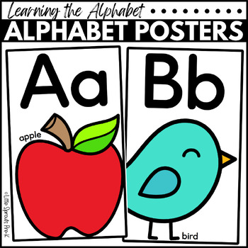 Preview of Alphabet Posters | Phonics-based Classroom Decor for Preschool, PreK and Kinder