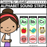 Alphabet Phonics Cards | Letter Sound Strips for PreK and 