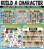 Build A Kid Character Clipart Mega Bundle