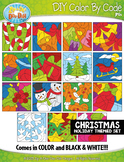 CHRISTMAS Color By Code Clipart {Zip-A-Dee-Doo-Dah Designs}