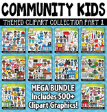 Community Helper Kids Clipart Mega Bundle Part 1