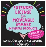 Extended License for Moveable Images in Digital Products