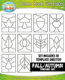 Fall Comic Book Strip Templates {Zip-A-Dee-Doo-Dah Designs}