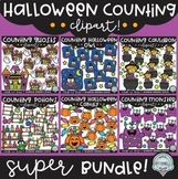 Halloween Counting Clipart SUPER Bundle