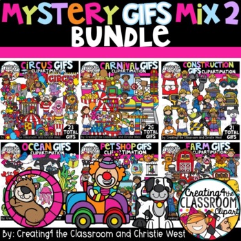 Preview of Mystery GIF Mix 2 Bundle {GIF Clipart}