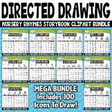 (FLASH DEAL) Nursery Rhymes Storybook Directed Drawing Cli