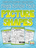 Picture Shapes Clipart Mega Bundle {Zip-A-Dee-Doo-Dah Designs}