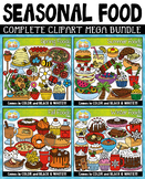 Seasonal Food Clipart Mega Bundle {Zip-A-Dee-Doo-Dah Designs}