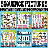 Sequence Action Pictures Clipart Mega Bundle Part 2 {Zip-A