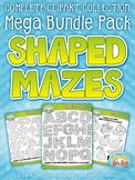 Shaped Mazes Clipart Mega Bundle {Zip-A-Dee-Doo-Dah Designs}