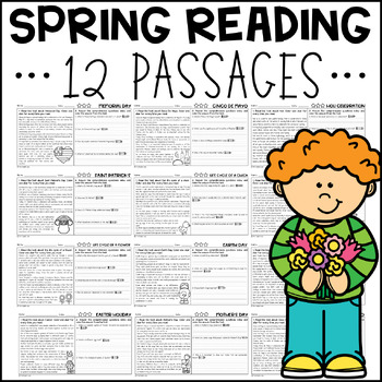 Preview of Spring Passages | Short Stories | Coloring