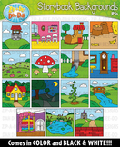 Storybook Background Scenes Clipart {Zip-A-Dee-Doo-Dah Designs}