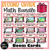 VALENTINES DAY BUNDLE: 2nd Grade Math Boom Cards