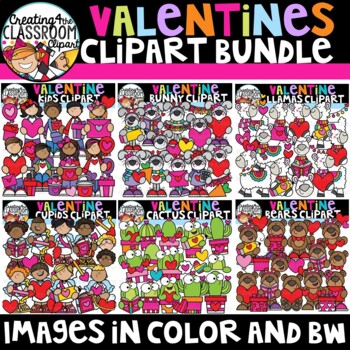 Preview of Valentine's Clipart Bundle {Valentine's Day Clipart}