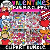 Valentines Fun Mix Clipart Bundle (Valentines Day Clipart Bundle)