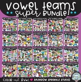 Vowel Teams Clipart SUPER Bundle!