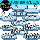 Counting Penguins: Winter Clipart {Creative Clips Clipart}