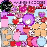 {FLASH FREEBI!} Valentine Cookies Clipart {Valentine's Day