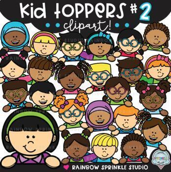 Kid Toppers 2 Clipart! by Rainbow Sprinkle Studio - Sasha Mitten