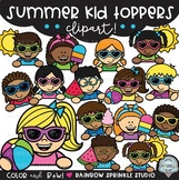 Summer Kid Toppers Clipart!
