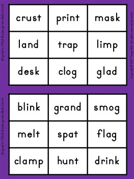 CKLA Kindergarten Skills Unit 6 BINGO by First Grade is Fantabulous