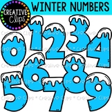 FREE Winter Numbers {Winter Clipart}