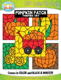 Pumpkin Patch Color By Code Clipart {Zip-A-Dee-Doo-Dah Designs}