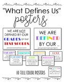 "What Defines Us" Posters (Building Students' Character)