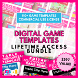 Digital Game Templates Lifetime Access TpT Seller Bundle |
