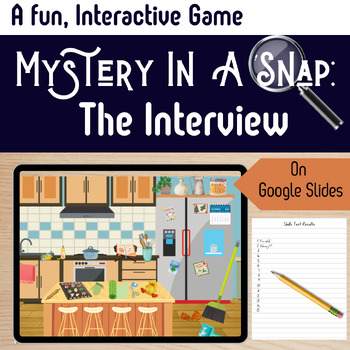 Preview of {FLASH SALE!!} Educational Detective Adventure, Uncover the Fun: The Interview