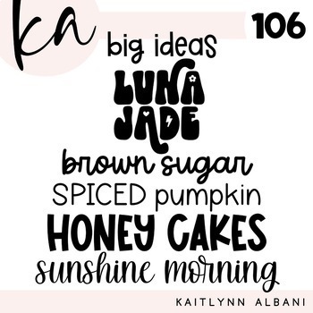 Preview of KA Fonts | Font Bundle - Set 106