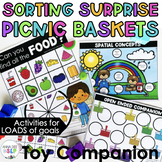 Sorting Surprise Picnic Basket Toy Companion for Speech an