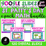 St. Patrick's Day Math Activities 2nd Grade Google Slides 