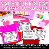 Valentine's Day Context Clues Task Cards | Differentiated