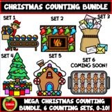 MEGA Christmas Counting Clipart Bundle