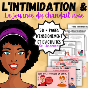 Preview of (FR) CHANDAIL ROSE - INTIMIDATION (4e à 8e ANNÉES)