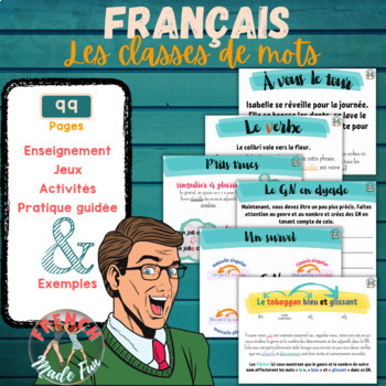 Preview of (FR) GRAMMAIRE/VERBES - CLASSES DE MOTS & ACCORDS