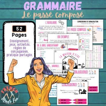 Preview of (FR) GRAMMAIRE/VERBES - LE PASSÉ COMPOSÉ