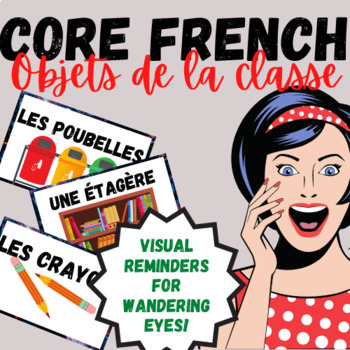 Preview of (FR) MIDDLE SCHOOL CORE FRENCH - OBJETS DE LA CLASSE