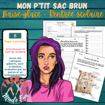 Preview of (FR) RENTRÉE SCOLAIRE - MON P'TIT SAC BRUN