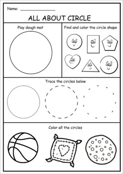 free 2d shapes worksheet for preschool pre k kindergarten by susan nguyen