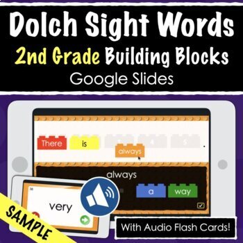 Preview of ✩FREE✩ 2nd Grade - Google Slides Activities and PDF Building Blocks!