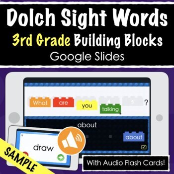 Preview of ✩FREE✩ 3rd Grade - Google Slides Activities and PDF Building Blocks!