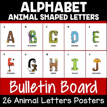 Preview of FREE Alphabet Flash Cards {Animal Alphabet Letters & Posters}