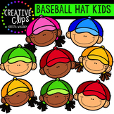 {FREE} Baseball Hat Kids {Creative Clips Digital Clipart}