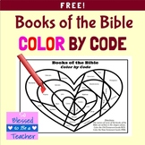 {FREE!} Books of the Bible Color By Code Coloring Page