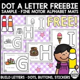 *FREE* Dot a Letter - Preview - Dot Marker - Name Pic + Bu