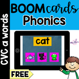 Phonics: CVC a words- Boom Cards- FREE