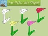 *FREE* Calla Lilly Flowers Clipart