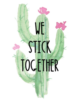 Cactus and Succulent Classroom Decor - EDITABLE by Jane Feener | TPT